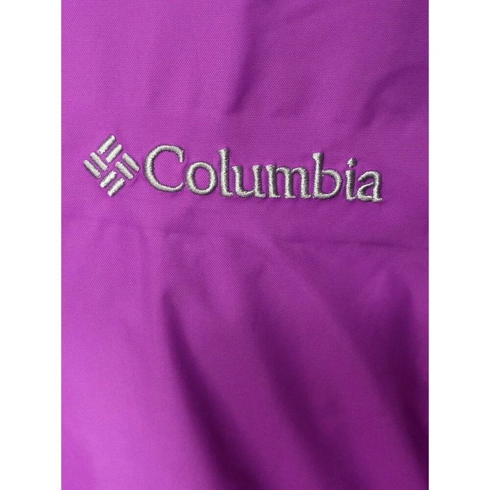 Columbia Women’s Purple Arcadia II Raincoat With Hood Size Large - Picture 5 of 9